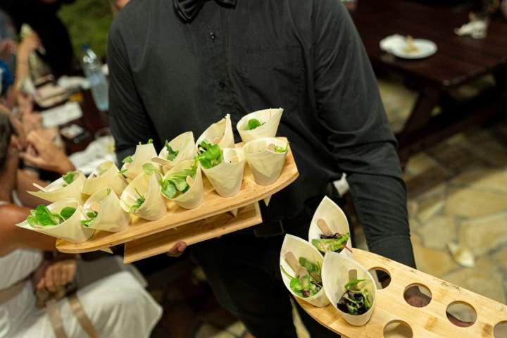 Nous élaborons un menu sur mesure pour votre réception.